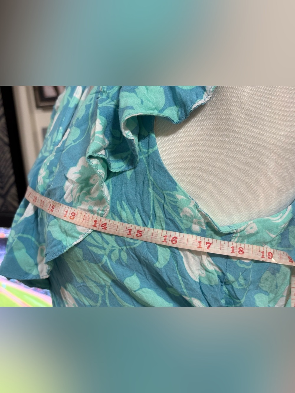 Calvin Klein Floral Challis Ruffle Hem
Dress Blue , 100% Rayon - Size 8 - Picture 17 of 17
